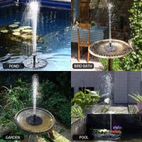 Соларен фонтан за градина, снимка 2 - Градински мебели, декорация  - 32409411