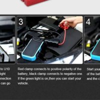 Jump Starter Battery Power Pack Car Jumped Power Bank
, снимка 7 - Аксесоари и консумативи - 43958195