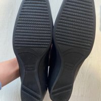 Италиански черни дамски обувки Frau естествена кожа номер 37, снимка 8 - Дамски ежедневни обувки - 31709203