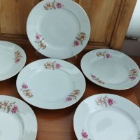 Стар български порцелан чинии, снимка 2 - Антикварни и старинни предмети - 33044916