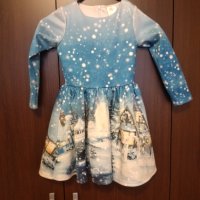 Коледна рокличка, снимка 2 - Детски рокли и поли - 43151113