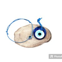 Талисман синьо око и гривна, снимка 1 - Ръчно изработени сувенири - 43707085