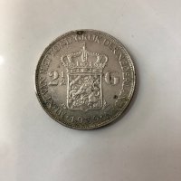 Нидерландия 2½ гулдена, 1939 монета, снимка 12 - Нумизматика и бонистика - 38403333