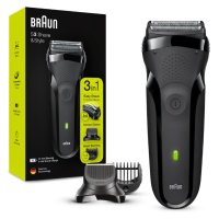 Електрическа самобръсначка Braun Series 3 Style & Shave, за мъже с прецизен тример за брада и 5 греб, снимка 2 - Електрически самобръсначки - 43822613