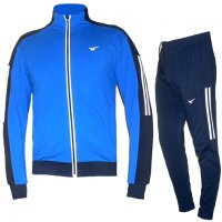 Мъжки спортен екип REDICS 2154, тъмносин със синьо, памук и ликра, снимка 1 - Спортни дрехи, екипи - 32541922