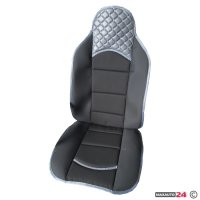 Комплект Универсални Калъфи за Седалки за МПС 2/два/броя к-т Черно със Сиво /31035, снимка 3 - Аксесоари и консумативи - 32570505