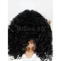  НОВА къдрава черна перука в афро стил Киана - ОТЛИЧНО КАЧЕСТВО!, снимка 10 - Аксесоари за коса - 25816535