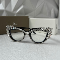 Dior прозрачни слънчеви очила, очила за компютър екстравагантни с камъни, снимка 1 - Слънчеви и диоптрични очила - 44884236
