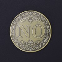 Късметлийска монета Да или Не , Yes or No , снимка 3 - Нумизматика и бонистика - 27152997