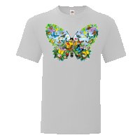 пеперуда соларна тениска щампа с променящи се цветове, снимка 3 - Тениски - 37325390