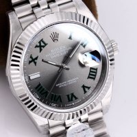 Мъжки часовник Rolex Datejust Wimbledon с автоматичен швейцарски механизъм, снимка 2 - Луксозни - 43777648