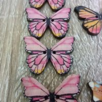 Дървени копчета пеперуди , снимка 3 - Други - 28247435
