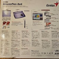 Таблет за графично рисуване 8"х6" Genius MousePen за дома и офиса, снимка 2 - Таблети - 42751834
