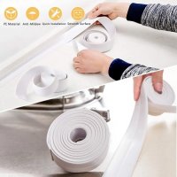 Водоустойчива уплътнителна лента за мивка и баня, снимка 4 - Изолации - 36865414