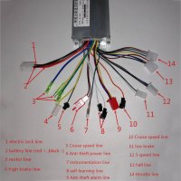 Контролер безсензорен за електрически велосипед тротинетка 36/48v 350w, снимка 1 - Велосипеди - 36600007