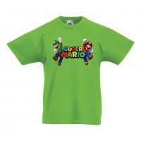 Детска тениска Супер Марио Super Mario & Luigi, снимка 4 - Детски тениски и потници - 33083504