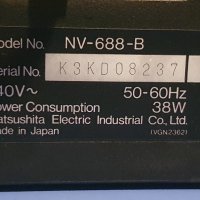 Видео рекордер Panasonic NV-688-B , снимка 11 - Плейъри, домашно кино, прожектори - 35240395