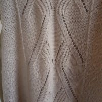бяла блуза плетиво с удължен гръб , снимка 4 - Блузи с дълъг ръкав и пуловери - 27892743