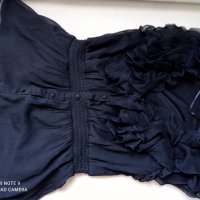 Официална черна блуза на Н&М, 36 до 40р-р, снимка 3 - Корсети, бюстиета, топове - 32557589