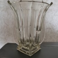 Стъклена ваза, снимка 2 - Вази - 43597428