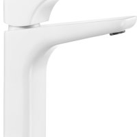 Бял стоящ смесител за мивка за Баня модел Hiacynt Bianco S, снимка 1 - Смесители - 43556674