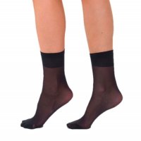 2 чифта Bellissima 20DEN черни,бежови италиански гладки прозрачни къси чорапи над глезен Белисима , снимка 3 - Дамски чорапи - 38706881