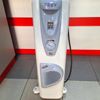 ПЕРФЕКТЕН! Маслен Радиатор Tesy CB2512E01V, 2500W, с Вентилатор, 12 ребра, термостат, бял, снимка 6 - Радиатори - 43657364