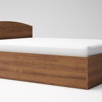 Легло Лео 6 с матрак - 160/200 см, амортисьорен механизъм, Дъб сонома, снимка 5 - Спални и легла - 39792545