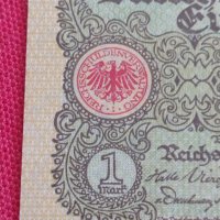 Райх банкнота 1 марка 1920г. Германия перфектна за колекция 28207, снимка 3 - Нумизматика и бонистика - 37141720