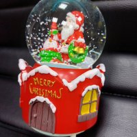 Коледно преспапие с Дядо Коледа, снимка 6 - Декорация за дома - 43195013