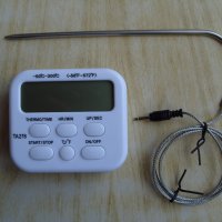 Готварски термометър с таймер и сонда - TA278.  Българско упътване, снимка 4 - Аксесоари за кухня - 43843858