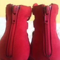 "Tulipano"-червени уникални обувки, снимка 9 - Дамски обувки на ток - 43483804
