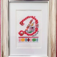 Ръчно бродирани букви с български шевици за подарък bulgarian embroidery, снимка 7 - Други - 37203601