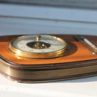 Немски барометър с термометър , снимка 7 - Антикварни и старинни предмети - 36890519