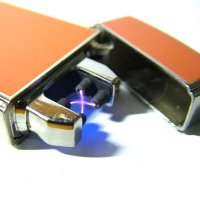 Ветроустойчива акумулаторна електронна запалка електро-плазмена ток двойна волтова дъга USB Тесла, снимка 2 - Запалки - 24182197