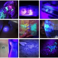 Висококачествен UV Фенер 5W 365nm с USB, Alonefire Professional, снимка 4 - Къмпинг осветление - 39679777