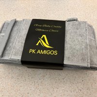 PK AMIGOS Преносим бебешки органайзер с подвижни разделители, сиво, 38x26x18 cm, снимка 7 - Други - 43944686