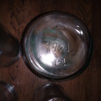 Стари стъклени буркани с капачки , снимка 3 - Други ценни предмети - 43045001