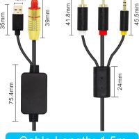 GINTOOYUN USB оптичен цифров аналогов аудио кабел, снимка 5 - Друга електроника - 43242619