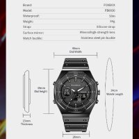Foxbox Black 0030 Мъжки кварцов и цифров часовник, снимка 7 - Мъжки - 40875445
