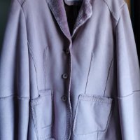 Ново лилав  цвят палто