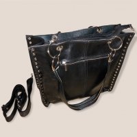 Уникална чанта от естествена кожа, снимка 3 - Чанти - 33567437
