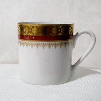 Колекционерска порцеланова чаша с чинийка Reichenbach Germany., снимка 8 - Чаши - 43875957