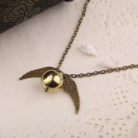 Дамско колие ангелски крила криле с топче метал златисто  сребристо, снимка 6 - Колиета, медальони, синджири - 20886500