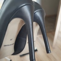 Официални черни обувки 37 номер, снимка 3 - Дамски елегантни обувки - 43240839