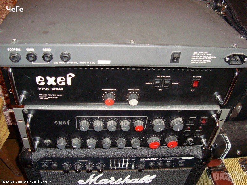 EXEF VPA260, All tube, лампов пауър амп, хай-клас, снимка 1