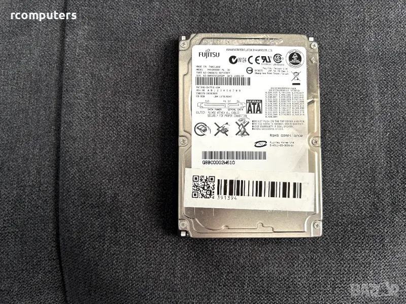 Хард диск FUJITSU MHV2060BH 60GB за лаптоп, снимка 1