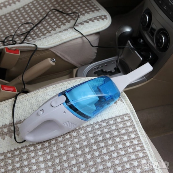 Преносима мини автомобилна прахосмукачка за сухо и мокро почистване, снимка 1