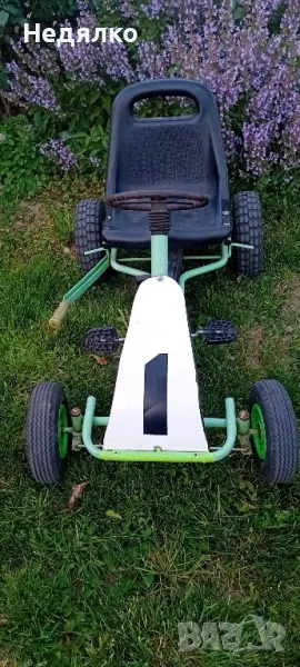 Ретро детска количка с педали, снимка 1