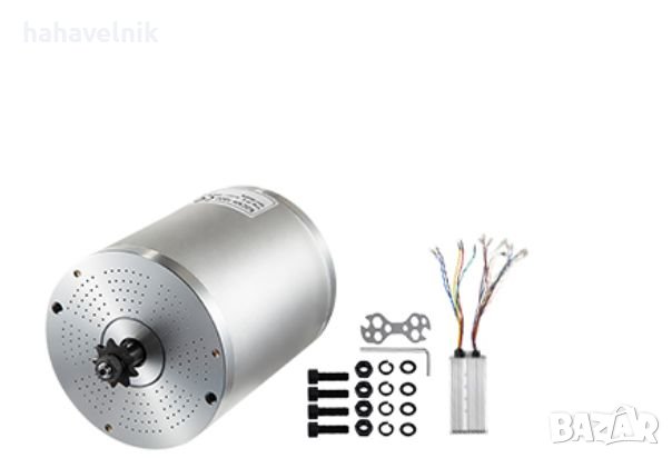 72V 3000W мотор и контролер - електрически кит  ATV скутер, велосипед, електромибил , снимка 1